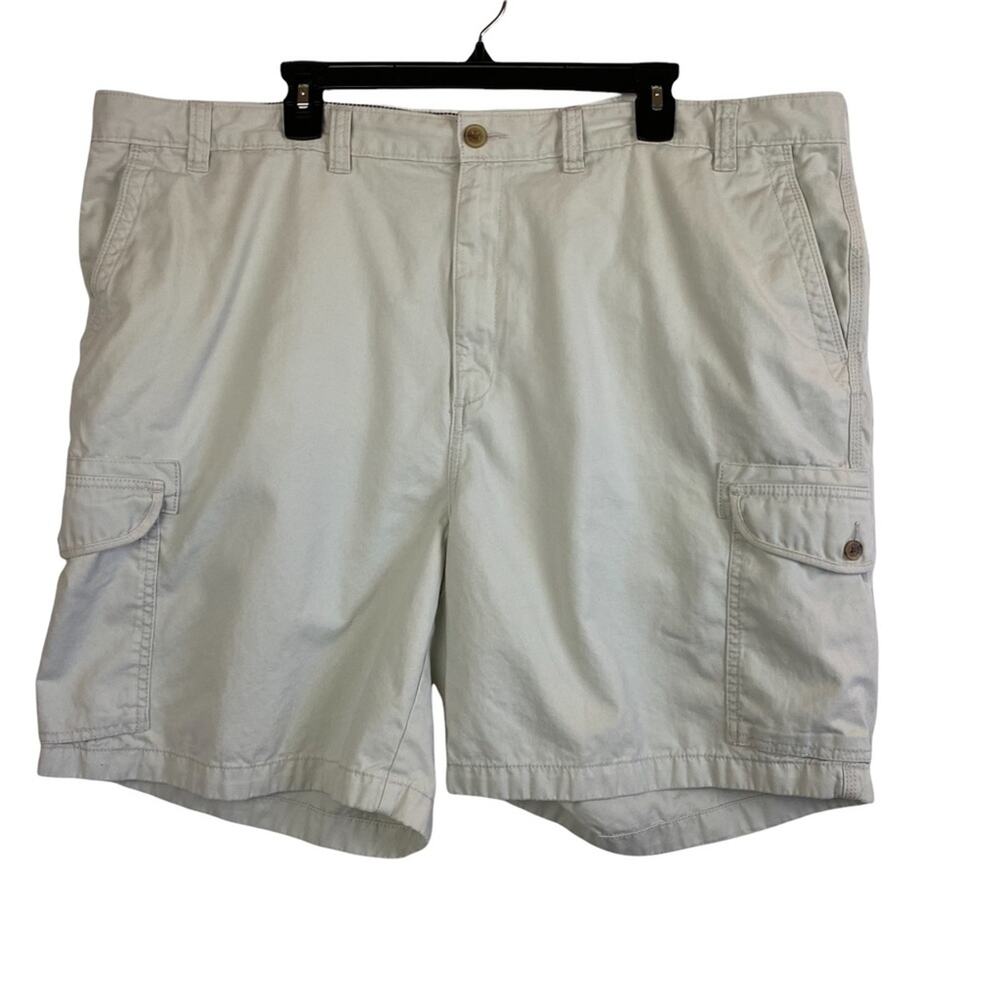 Lands' End Men's Beige Cargo Shorts Size 46